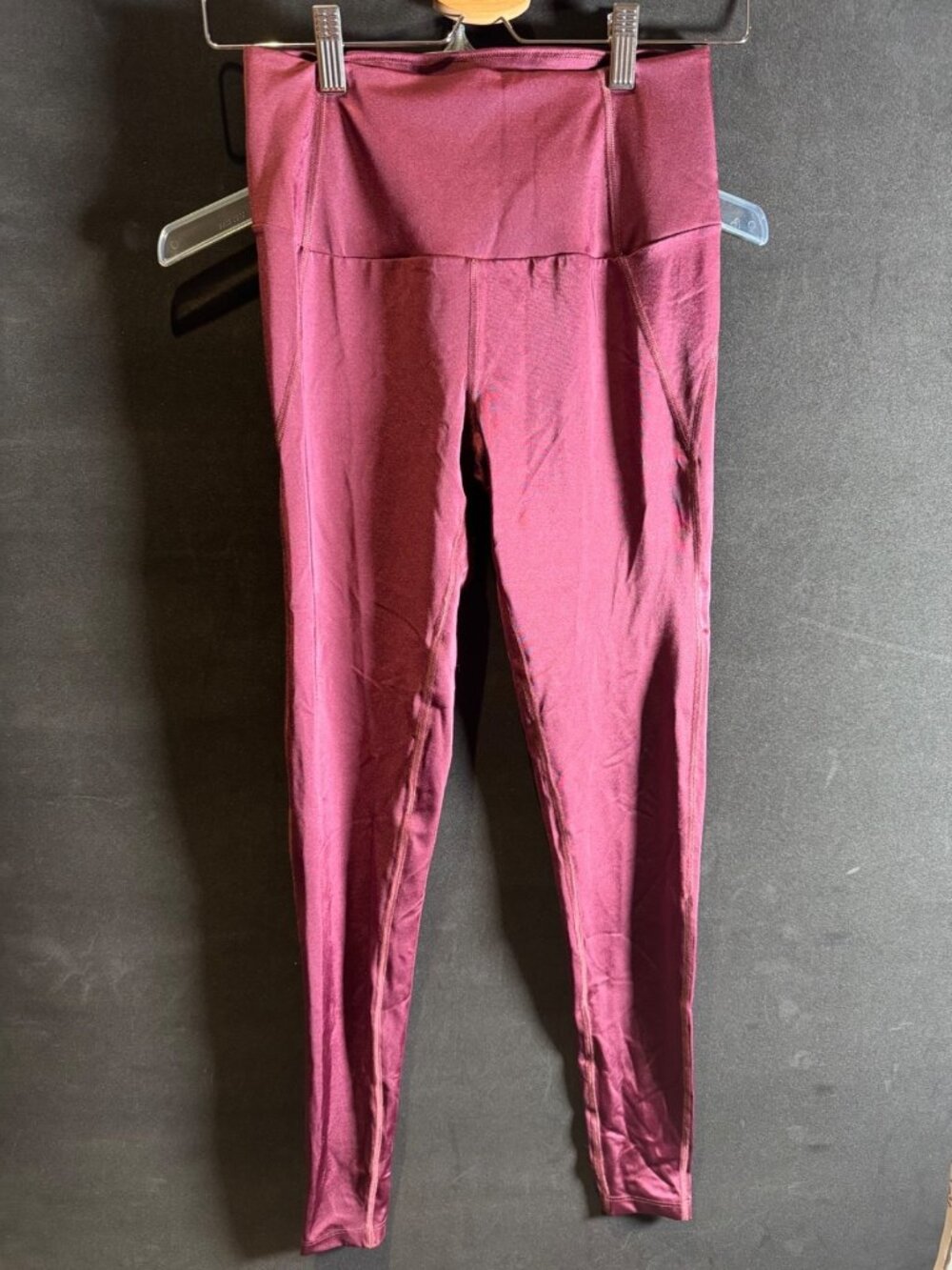 Maaji Windsor Walk Leggings Purple Womens Full Length Size Medium NWOT